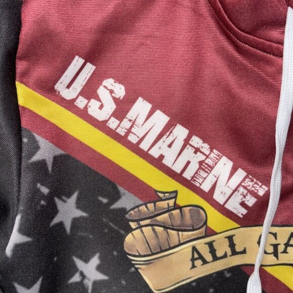 GEARVET US Marine Veteran Hoodie NWOT zip up 2 pockets men’s size S. - Picture 3 of 9
